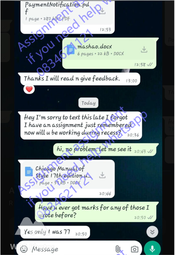 postgraduate Assignment